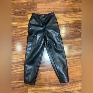 Aritzia Wilfred Free Vegan Leather Cargo Pants‎ 2